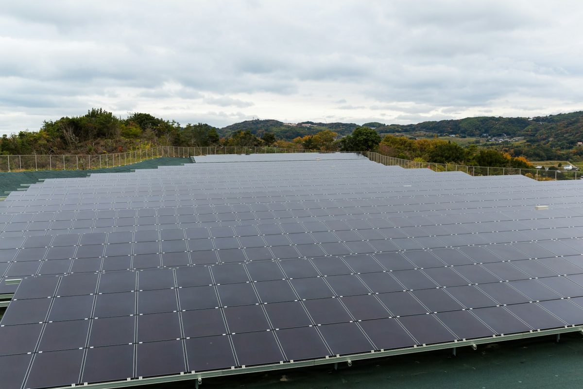 Solar energy panel, solar power plant